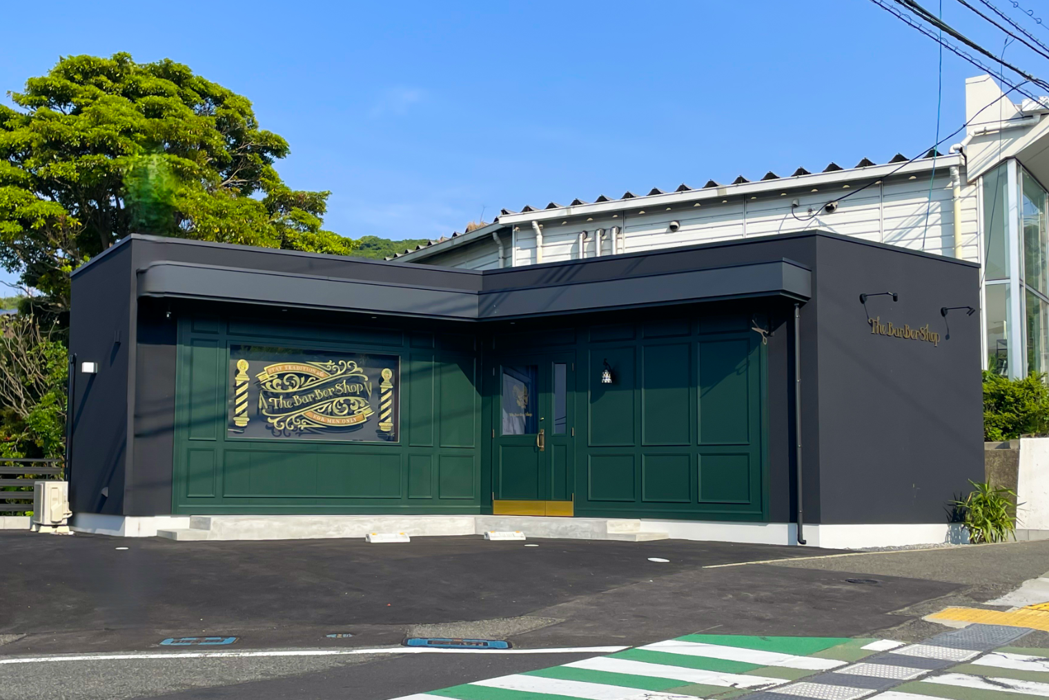 下関市の建設会社　株式会社にしかわの施工実績　The Bar Ber Shop　外観
